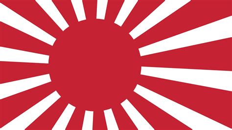 Imperial Japanese Navy Flag, Rising Sun Flag, Empire of Japan Flag with ...