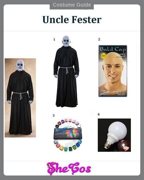 Complete Guide To Uncle Fester Costume | SheCos Blog