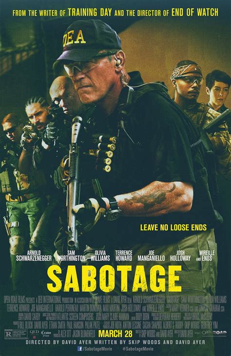 Sabotage (2014) Poster #3 - Trailer Addict