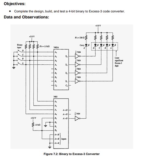 Design a 4-bit Binary to Excess-3 code converter | Chegg.com