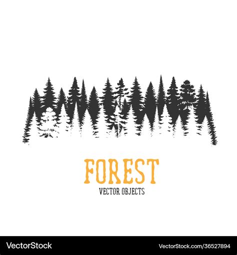 Forest Royalty Free Vector Image - VectorStock