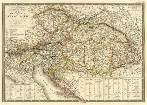 Historical Map of Austria and Austrian Empire Large Wall Map - Etsy