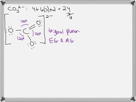 SOLVED: Draw the VSEPR picture for CO3- and NO2-, and Identify the ...