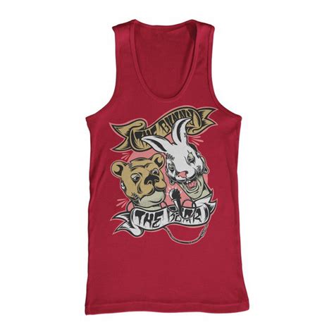 The Bunny The Bear: Soul Tank Top (Red) - Victory Merch