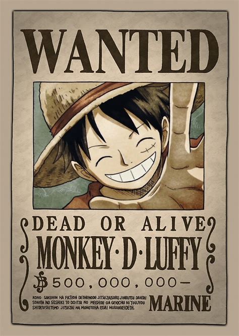 One Piece Wanted Poster Font - Templates Printable Free