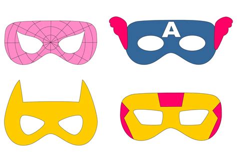 Girl Superhero Mask Printable Superhero Mask Template, Superhero Masks, Superhero Batman, Hulk ...