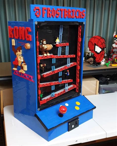 We Want to Play this LEGO Donkey Kong Arcade Machine | Donkey kong ...