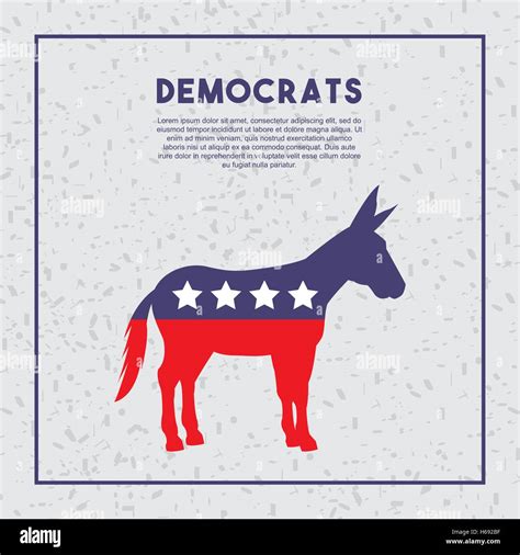 democrat political party animal Stock Vector Image & Art - Alamy