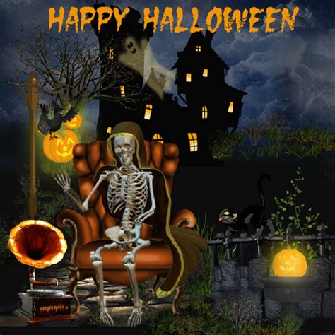 10 Happy Halloween Greetings Gifs