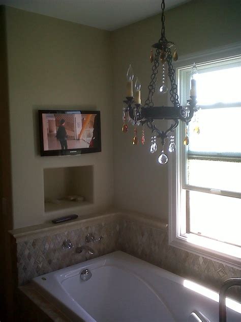 Bathroom LED TV Installation | Simply Sight & Sound, Inc.