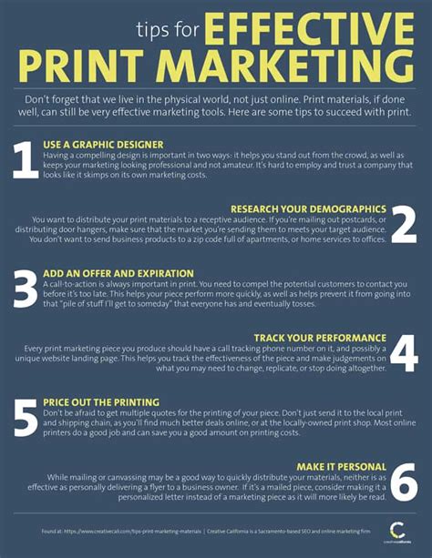 Tips for Print Marketing Materials