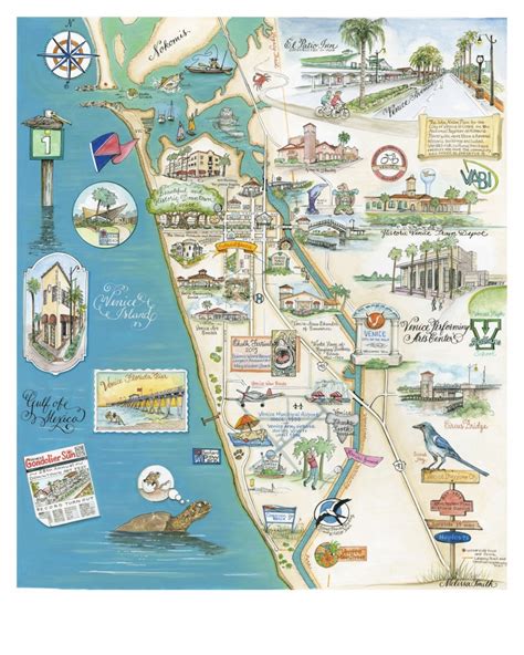Map Of Sarasota And Bradenton Florida - Welcome Guide-Map To - Venice ...