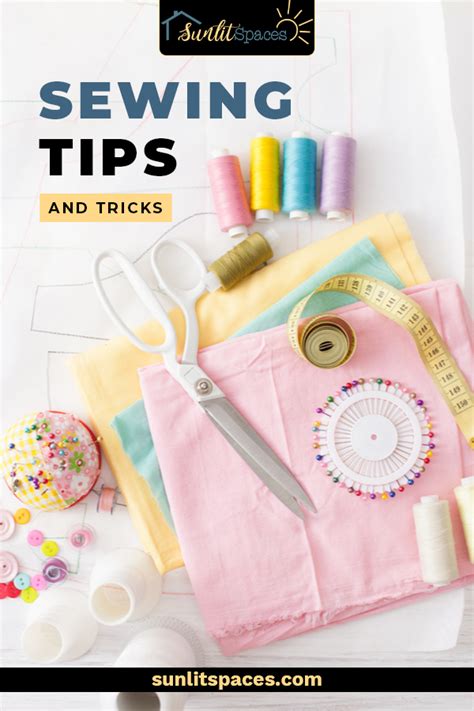 Stellar Sewing Tips And Tricks - Sunlit Spaces | DIY Home Decor, Holiday, and More