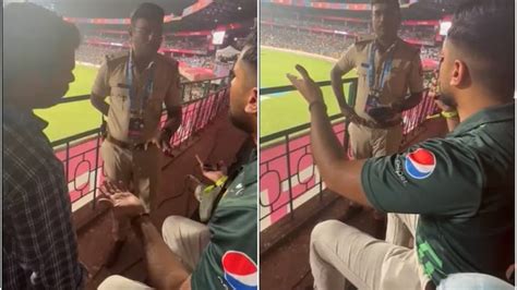 Video: Cop stops Pakistani fan from chanting 'zindabad' slogan at ...