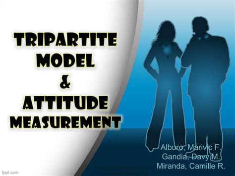 Consumer Behavior (Tripartite Model & Attitude Measurement) | PPT