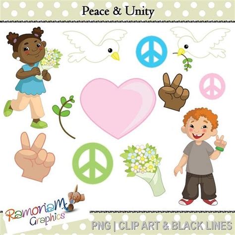 Items similar to Peace and Unity Clip art on Etsy