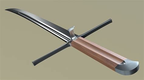 3D model Kriegsmesser or Messer - Historical German Sword VR / AR / low-poly | CGTrader