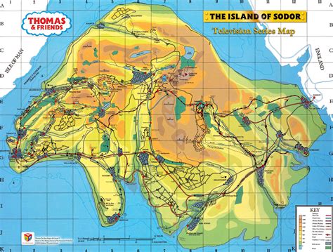 Island of Sodor map by kcajd on DeviantArt