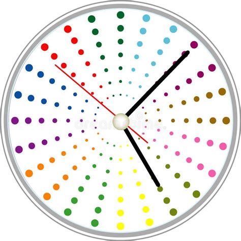 Creative Clock Face Design. Stock Vector - Illustration of hour, month: 57690877