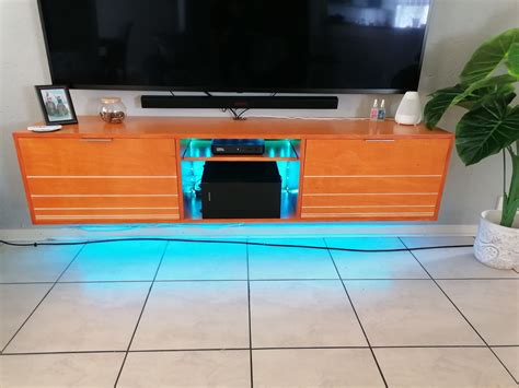 DIY Floating TV Cabinet