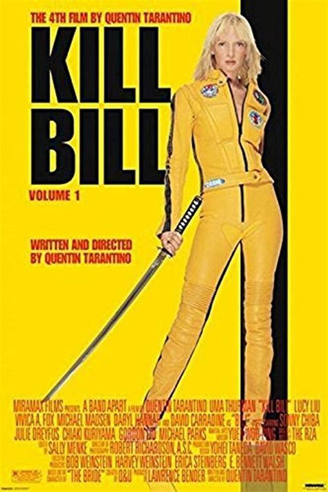 Buy Pyramid America Kill Bill Volume 1 Uma Thurman Yellow Jumpsuit ...