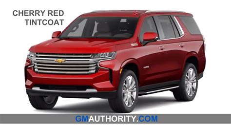 Here Are The 2021 Chevrolet Tahoe Exterior Colors | GM Authority