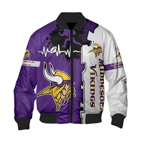 Best Minnesota Vikings Bomber Jacket For Big Fans - Vikingsfanstore.com