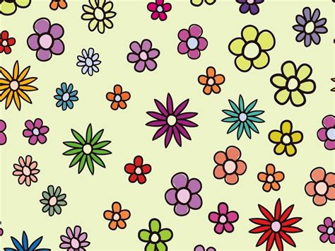 Cartoon Flowers Wallpapers - Wallpaper Cave