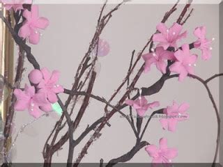 Craft Ideas for all: Clay Cherry Blossom in a Vase