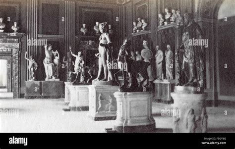 Gallery with statues, the Capitoline Museums Stock Photo - Alamy