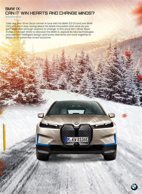 THE BMW IX - Electric Car Advertising | Car advertising, Bmw, Poster design