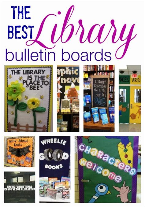 Mrs. Stembrarian: The BEST Library Bulletin Boards from Pinterest in One Place