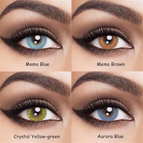 Vcee Crystal Brown Colored Contact Lenses | Contact lenses colored, Natural contact lenses ...