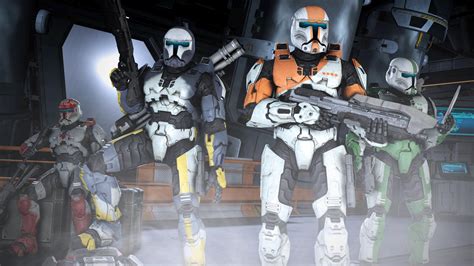 Delta Squad (Star Wars: Republic Commando) re-imagined as Halo 3-era Spartans. : r/halo