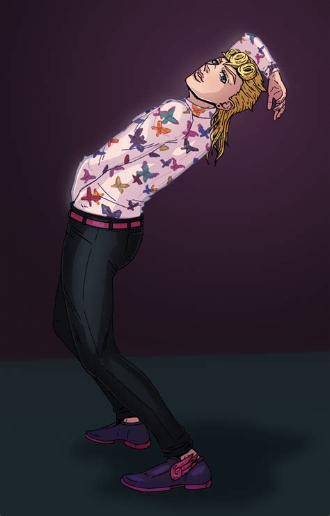 [Fanart] Giorno Giovanna - casual outfit : r/StardustCrusaders