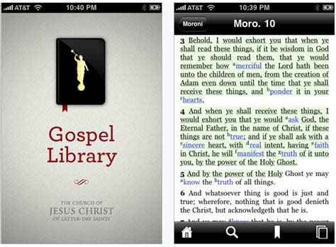 Gospel Library iPhone Application | LDS365: Resources from the Church ...