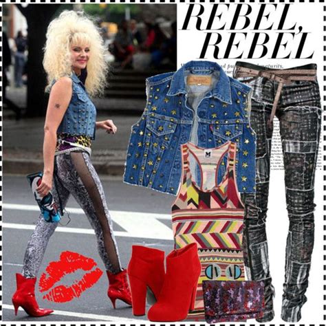 80s Glam Rock Fashion