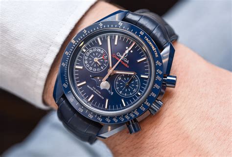 Omega Speedmaster 'Blue Side Of The Moon' Co-Axial Master Chronometer Chronograph Moonphase ...