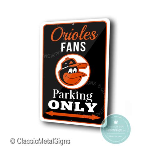 Orioles Parking Only Sign | Baltimore Orioles| MLB Orioles Gifts