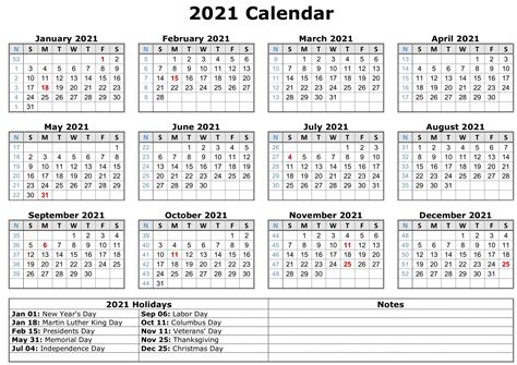 Printable 2021 Calendar With Lines Free | Calendar Template 2023