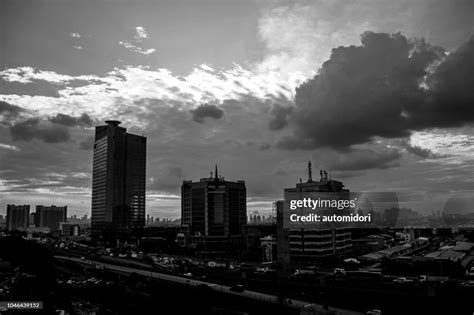 Jakarta Skyline In Monochrome High-Res Stock Photo - Getty Images