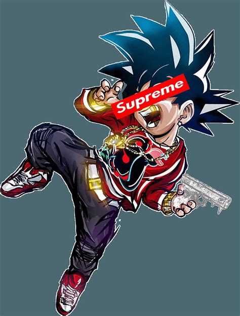 Gangster drawing dragon ball z ..., goku hypebeast HD phone wallpaper ...