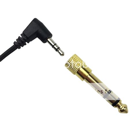 3.5mm GOLD Headphone Stereo Adapter to 6.35mm Jack Earphone 1/4" Audio Adapter