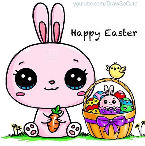 Pin by Yui Nattharee Sangkul on แบบภาพวาดพร้อมระบายสี | Cute drawings, Easter drawings, Cute ...