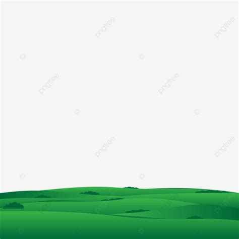 a green landscape with hills and trees in the distance, illustration ...