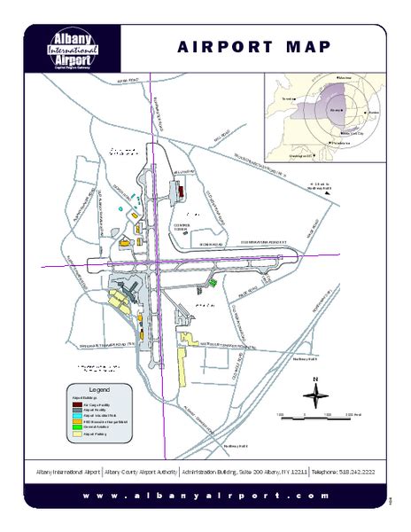 Albany International Airport Map - Albany International Airport • mappery