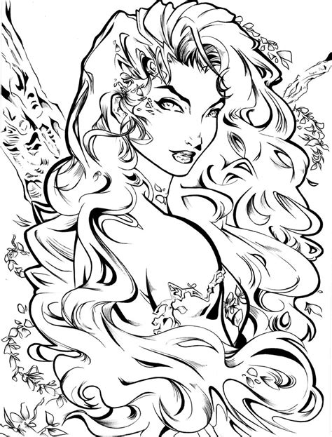 Poison Ivy Drawing at GetDrawings | Free download