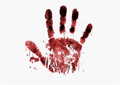 Transparent Blood Hand Print / Check out our blood hand print selection for the very best in ...