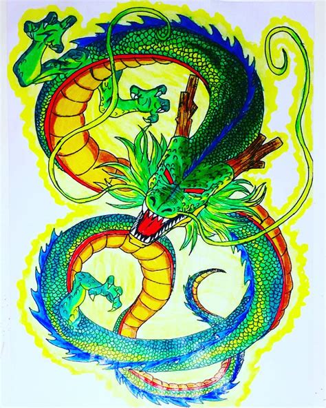 Shenron | Teaching art, Shenron, Art