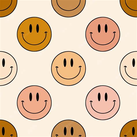 Download "bright And Cheerful Preppy Smiley Face Wall Background" | Wallpapers.com
